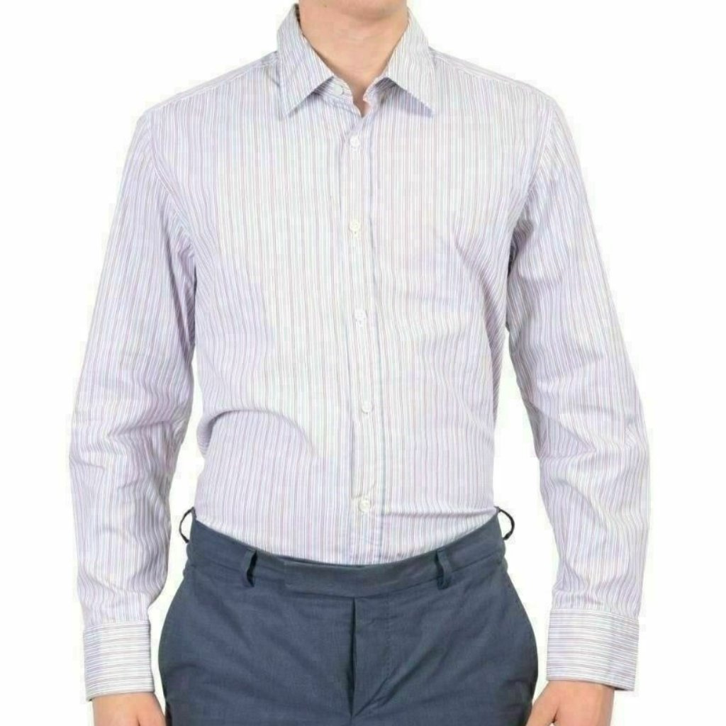 Hugo Boss "Lucas" Men's Multi-Color Regular Fit Casual Shirt Size Us L It 52